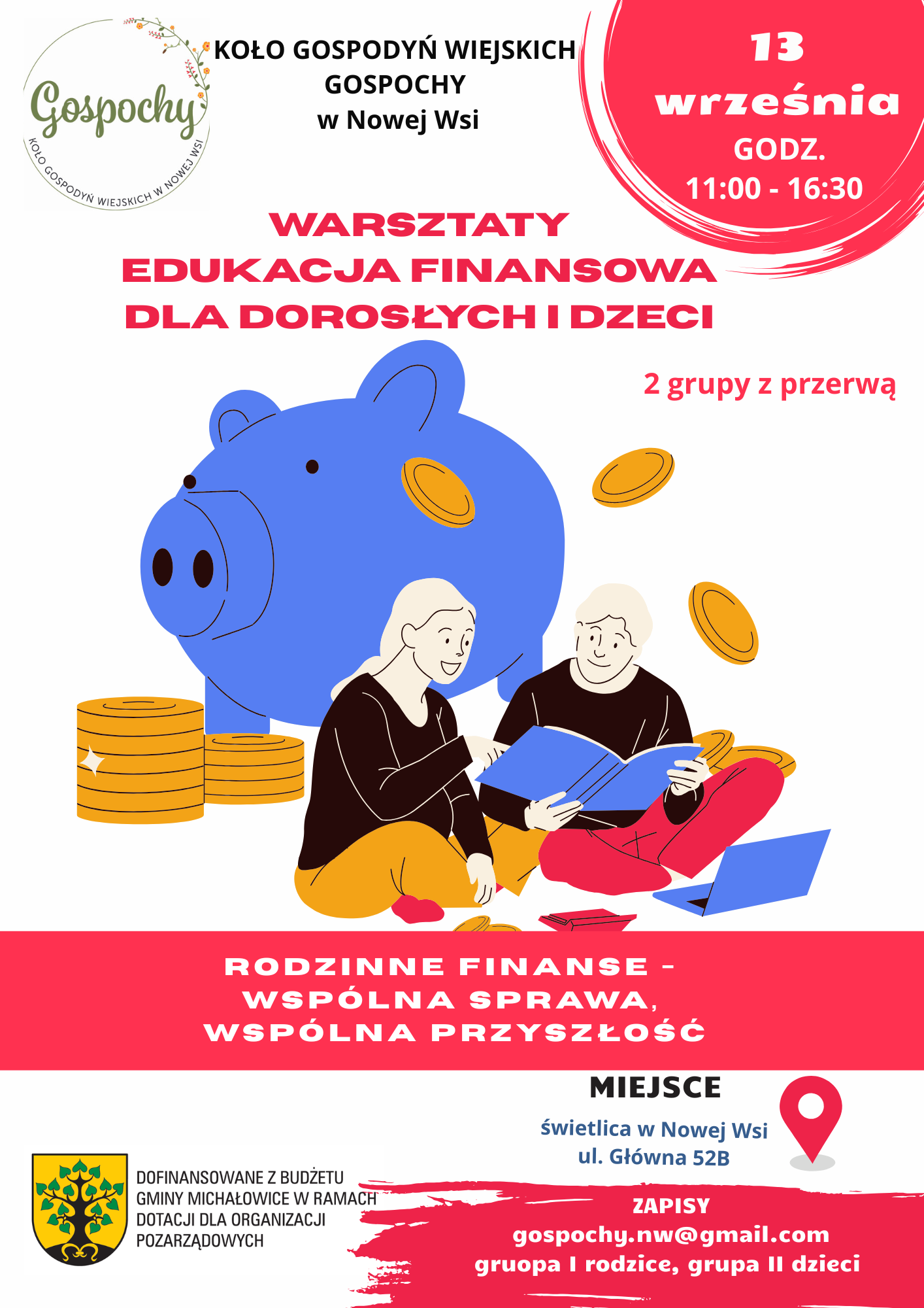 Grafika zawiera treść kounikatu